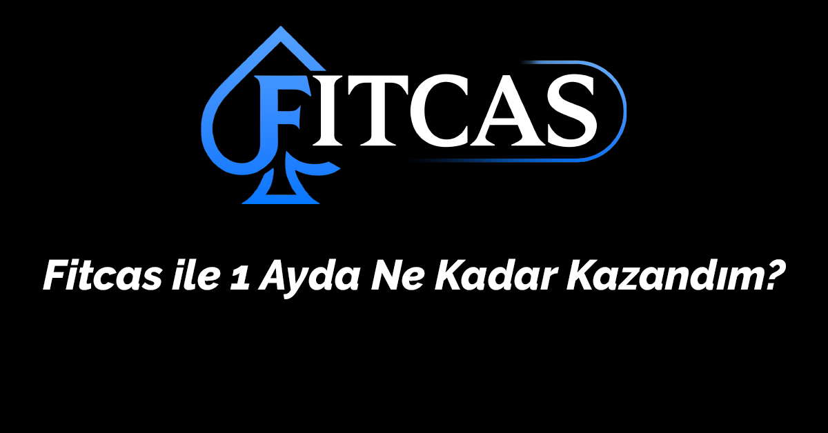 Fitcas ile 1 Ayda Ne Kadar Kazandım?