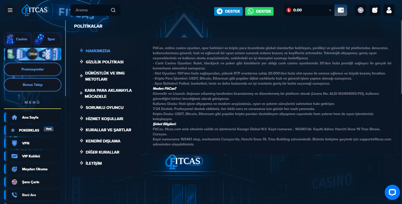 Fitcas Arkadaş Bonusu